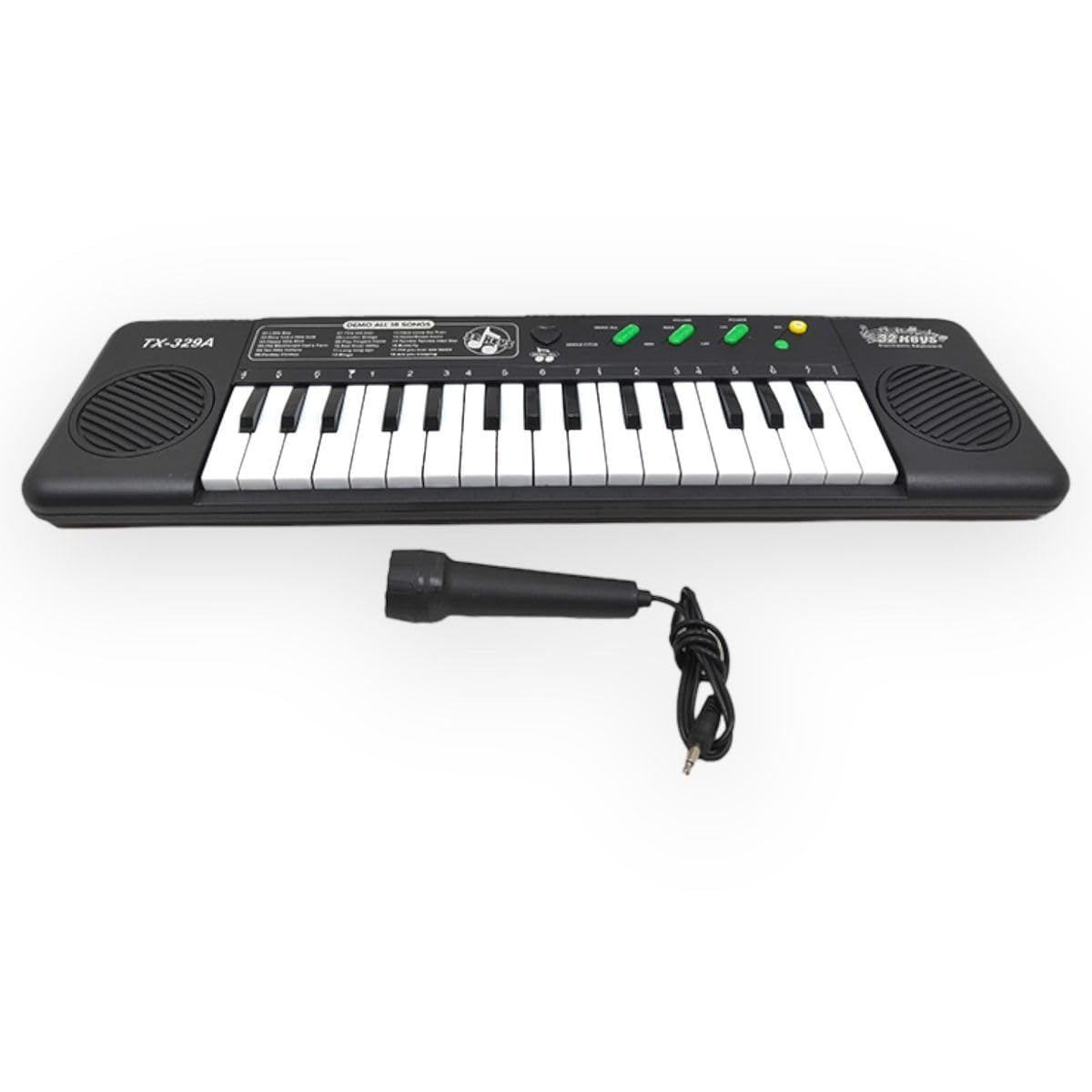 32-Key Electronic Keyboard and Microphone - Piano Toy for Kids